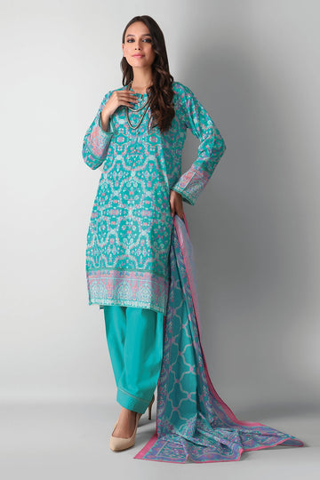 A210517 Green Khaadi Autumn Collection 2021